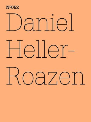 cover image of Daniel Heller-Roazen